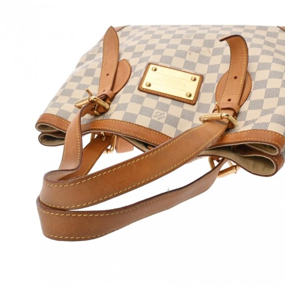 LOUIS VUITTON Damier Azur White/Blanc N51206 hand bag 800000131172000 - Picture 6 of 12
